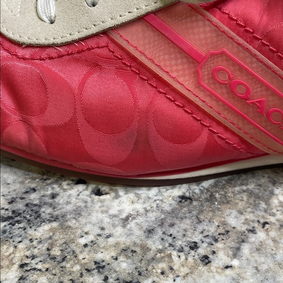 COACH Meredith Sneakers Womens 9.5 Pink Sneakers - Picture 8 of 12